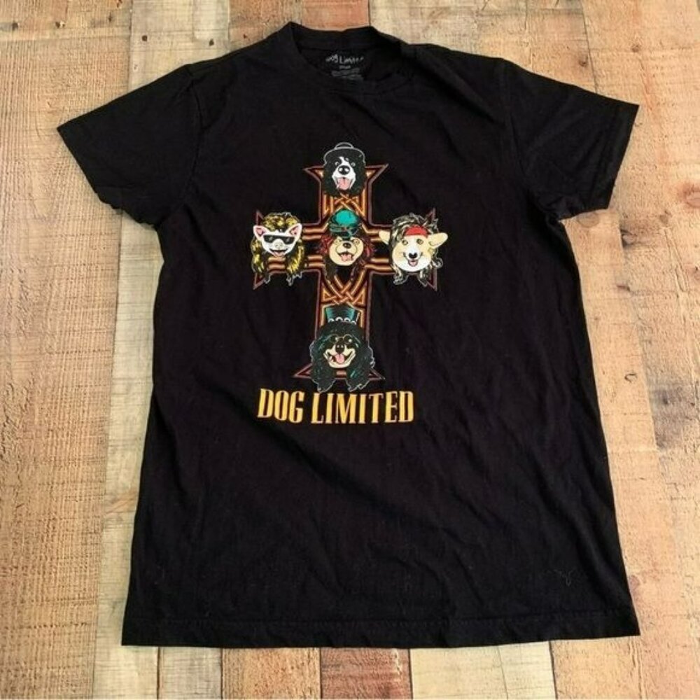 Unisex Dog Limited M Guns And Roses T Shirt Rock Cross Appetite Destruction